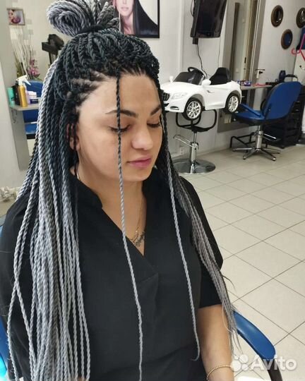 Афрокосички Косы с канекалоном