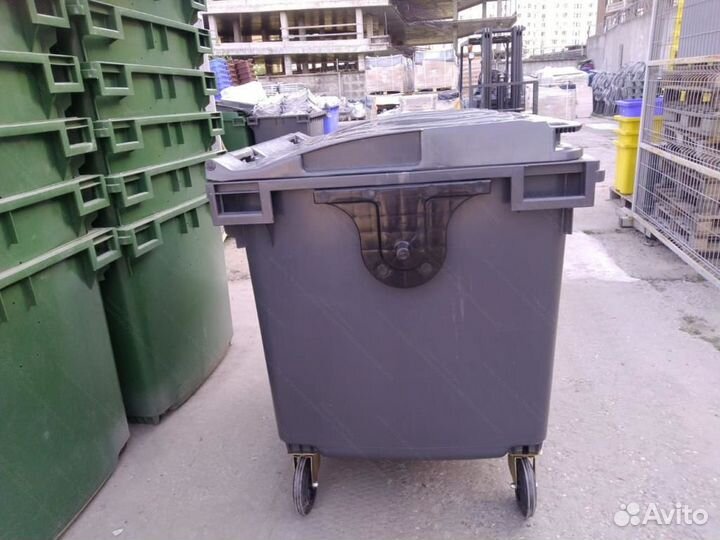 Мусорный контейнер пластиковый 1100л К8234