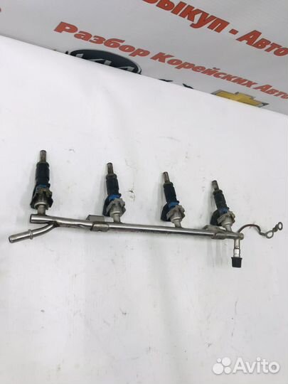 Топливная рампа форсунки chevrolet aveo т300