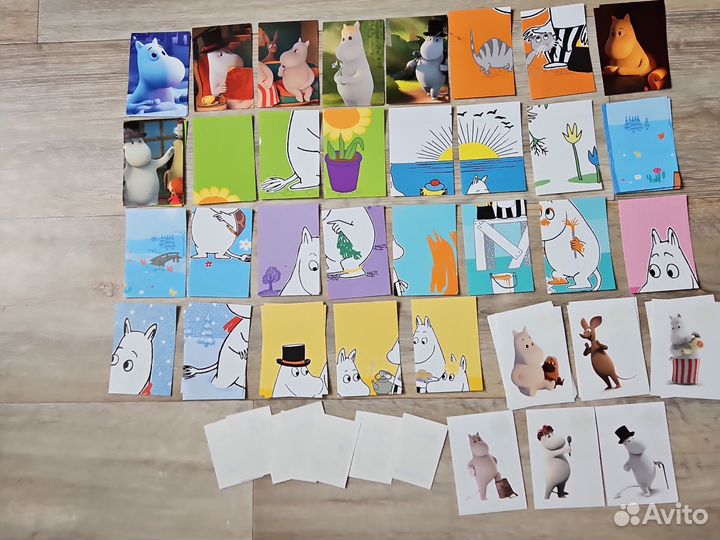 Наклейки для журнала муми- тролли