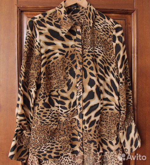 Блузка женская р 46 (40EU) М Леопард Германия