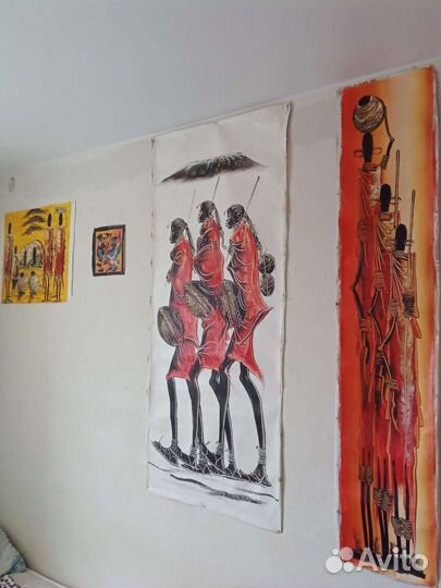 Интерьерные картины Массаи