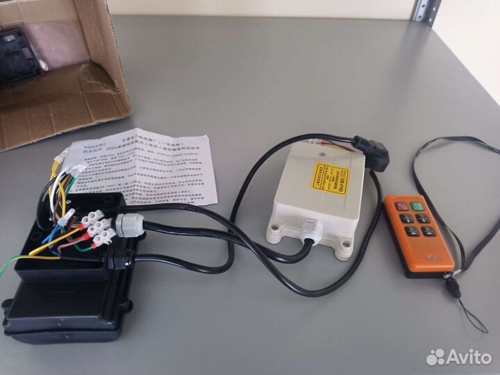 Установка радиоуправления на кран-балку, тельфер