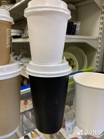 Стакан бумажный 450мл двуслойный