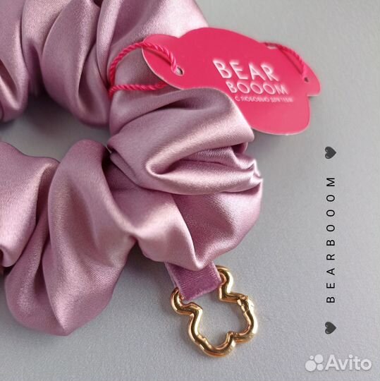 Резинка для волос из натурального шелка Тоус