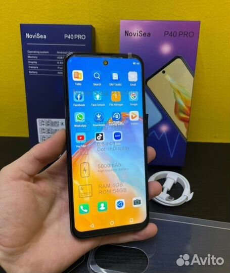 Новый смартфон NoviSea p40 Pro 5/64 5000mAh