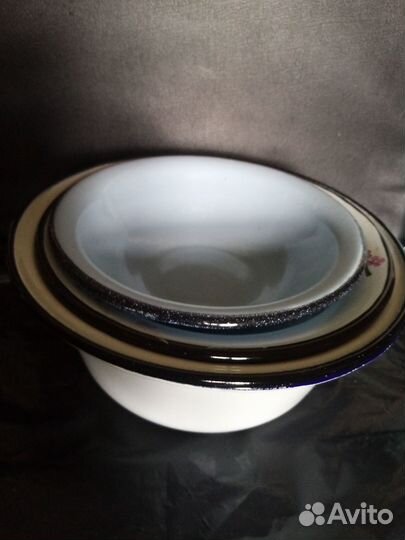 Миски/тарелки, эмалированные, новые, разные СССР