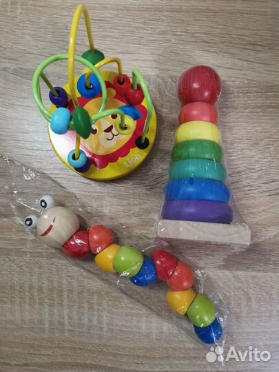 Развивающие деревянные игрушки