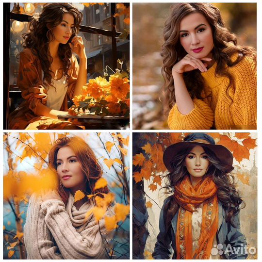 Арт фото через нейросеть