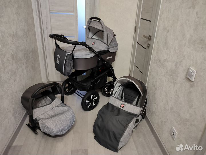 Коляска 3 в 1 Sonic Verdi
