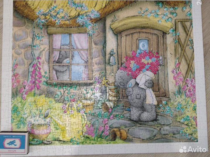 Пазлы пластик, размер 378х308, в солидной коробке