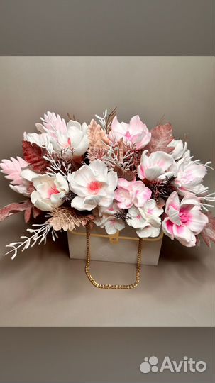 Букет цветов из мыла ручной работы