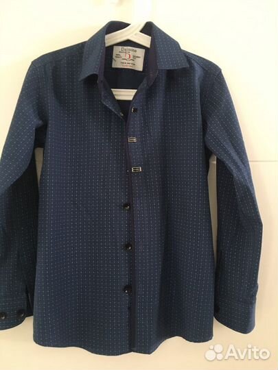 Рубашка для мальчика 122, 128