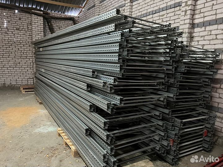 Стеллажи паллетные фронтальные и глубинные б/у