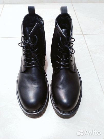 Ботинки кожа Италия