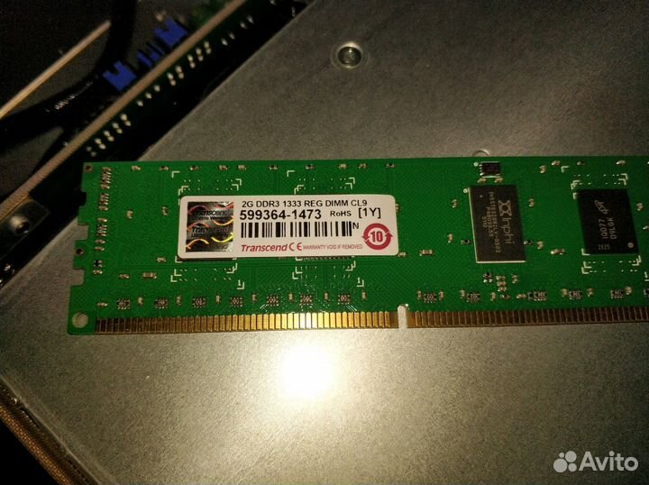 Память ECC(регистр) kvr1333d3d8r9s/4G