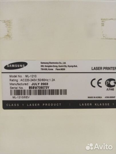 Принтер samsung