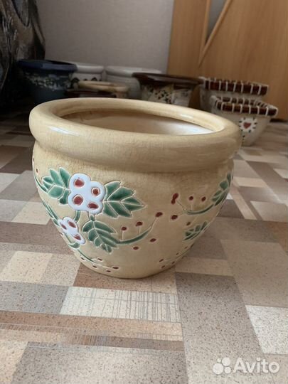 Горшок керамический для цветов