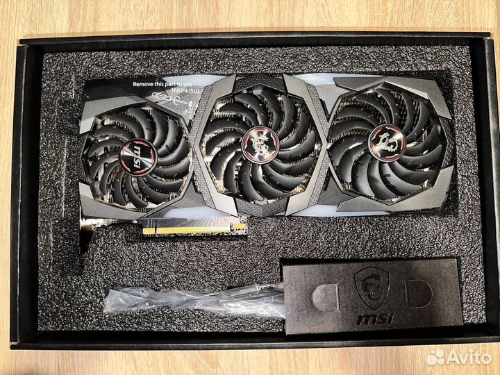 Видеокарта MSI nvidia GeForce RTX 2070super gaming