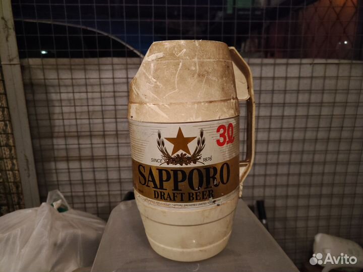 Пластиковая бутылка Sapporo Draft