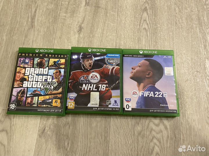 Игры диски на Xbox One
