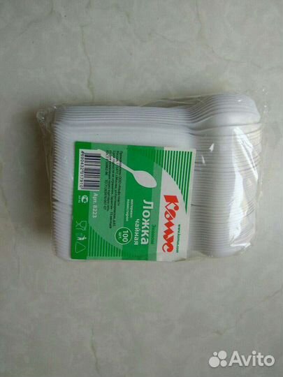 Одноразовые пластмассовые Ложки чайные