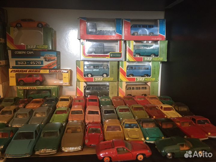 Машинки времён СССР 1/43