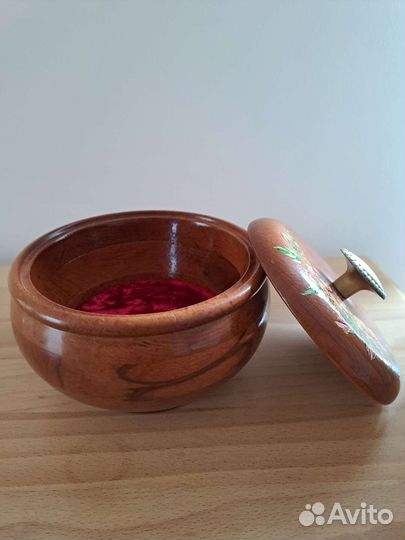 Деревянная шкатулка ручной работы СССР