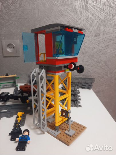 Lego City Товарный поезд огромный набор с пультом