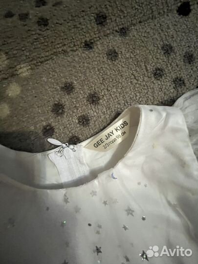 Платье звездочка снежинка