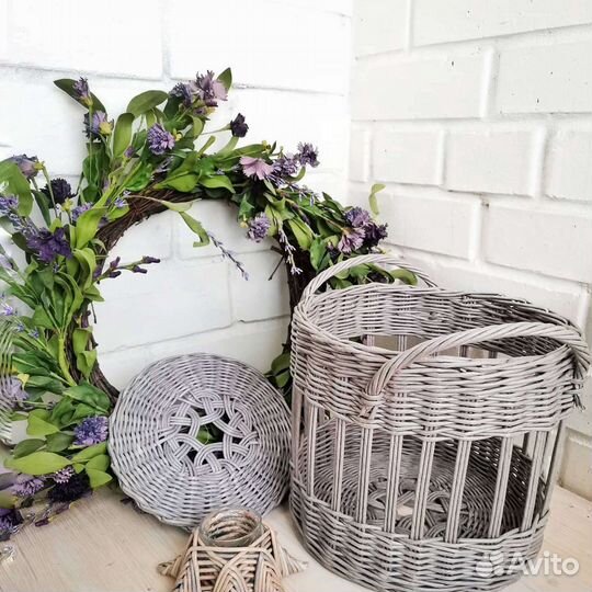 Корзина плетеная