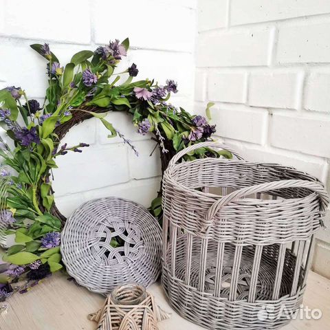 Корзина плетеная