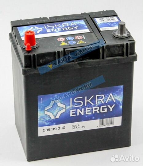 Аккумулятор iskra energy 35Ah