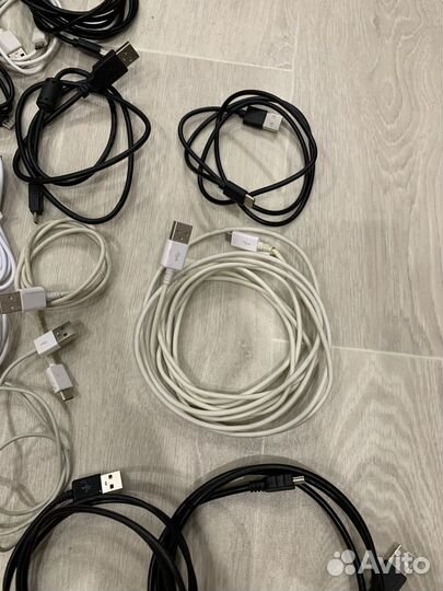 Кабели Micro USB, mini USB, lightning, type C, VGA