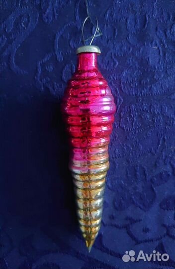 Елочные игрушки СССР сосульки (прожектор)