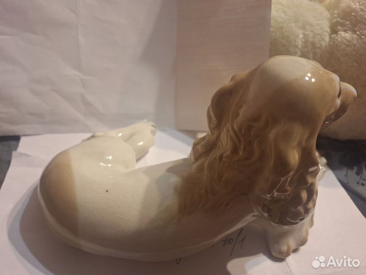 Фарфоровые статуэтки СССР собакп