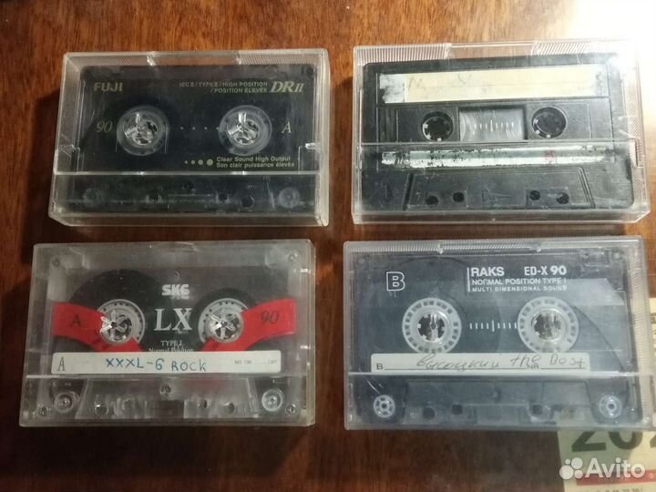 Аудиокассеты 4 шт