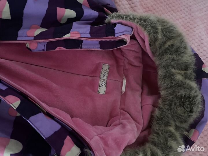 Зимний комбинезон kerry для девочки 74 80