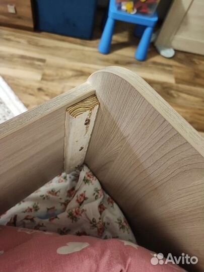 Детская кровать Дельфин с матрасом