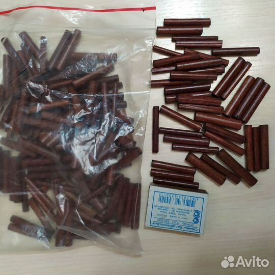 Бусины палочки из бамбука 1 бусина -1 рубль