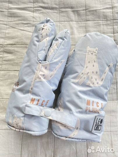 Бронь Муфта варежки на коляску leokid