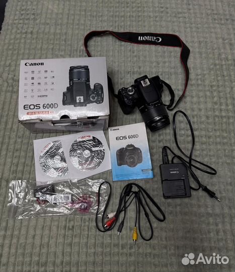 Фотоаппарат canon eos 600d kit