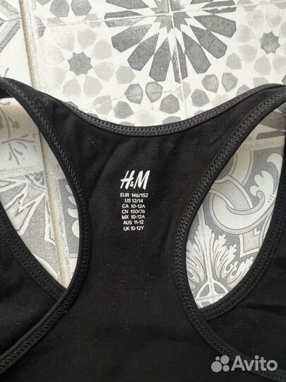 Майка и трусы, комплект h&m и GeeJay для девочки