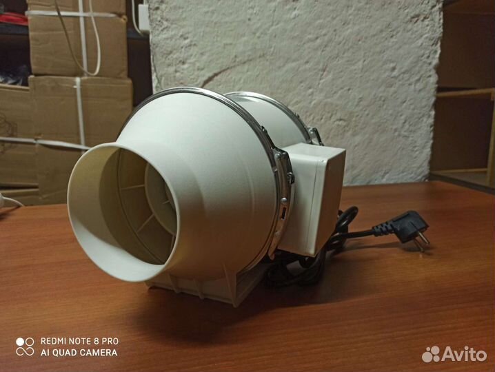 Канальный вентилятор HZ 100мм / 310 м3