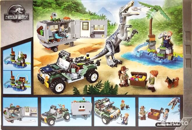 Конструктор Lari 11335 Поединок с бариониксом: охо