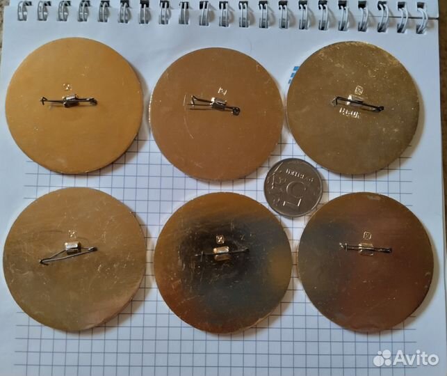 Значки из свадебной серии. Крупные