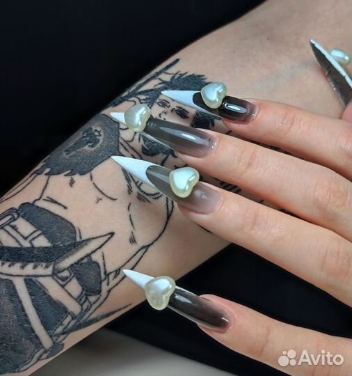 Наращивание, маникюр