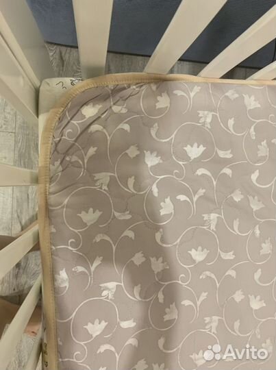 Кровать детская белая с ящиками