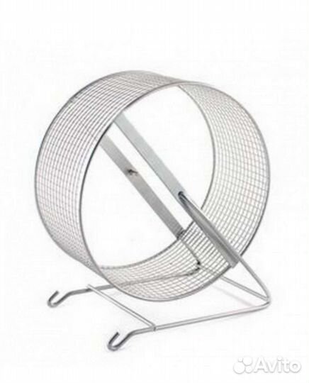 Колесо металлическое для грызунов, сетка