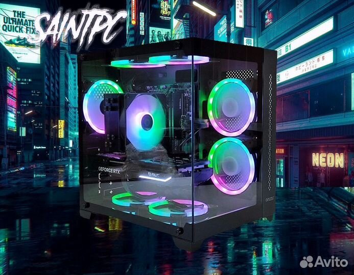 Игровой пк на видеокарте RX и i3